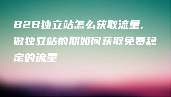 揭秘：獨立站有自然流量嗎？